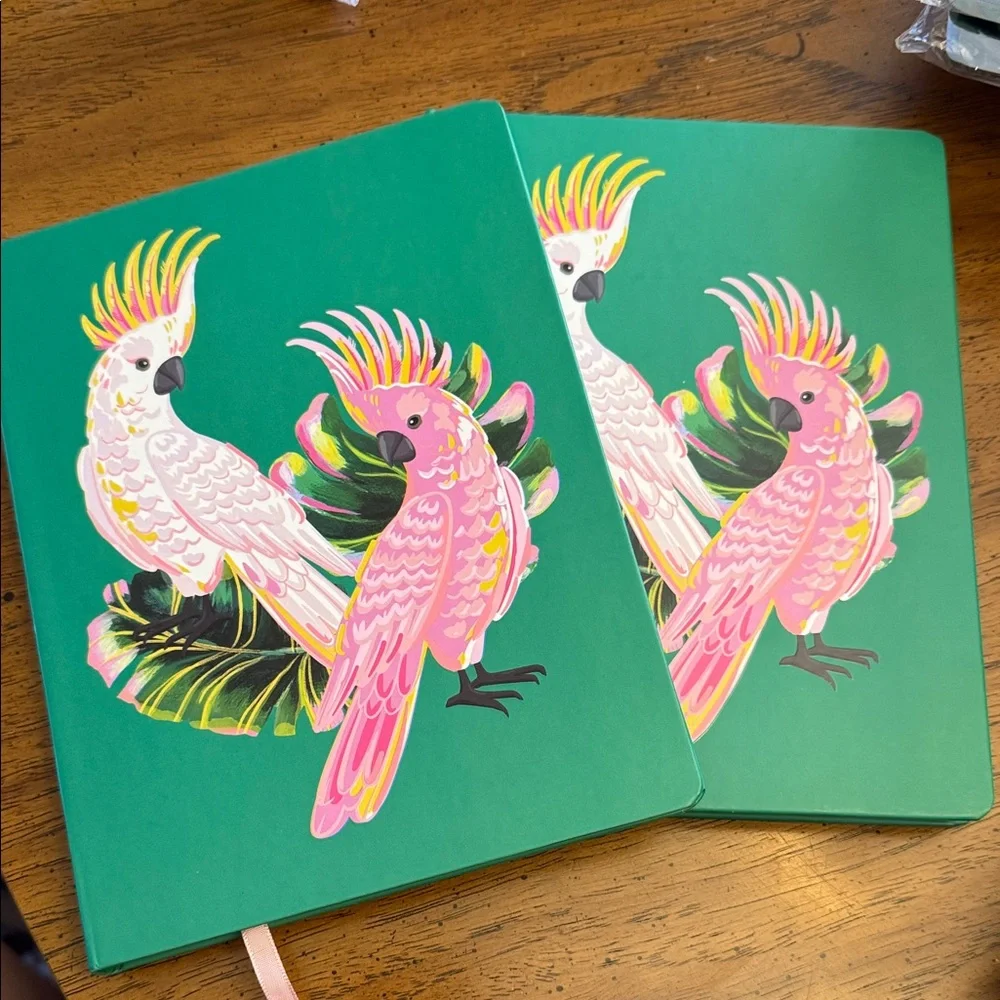 Set of two new lined journals- hard cover- each originally 8 selling both for 10